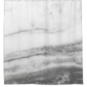 Rideaux De Douche Marbre blanc et gris (Devant)
