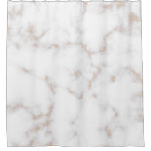Rideaux De Douche Marbre blanc et or (Devant)