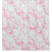 Rideaux De Douche Marbre blanc rose (Devant)