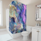 Rideaux De Douche Marbre coloré (En situation)