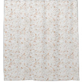 Rideaux De Douche Marbre de mosaïque moderne rose Terrazzo (Devant)