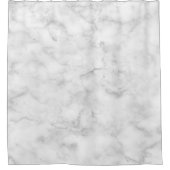 Rideaux De Douche marbre moderne blanc élégant (Devant)
