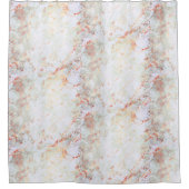 Rideaux De Douche Marbre or Rose élégant (Devant)