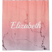Rideaux De Douche Marbre rose (Devant)