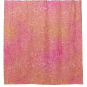 Rideaux De Douche Marbre rose et orange abstrait (Devant)
