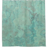 Rideaux De Douche Marbre turquoise Abstrait (Devant)