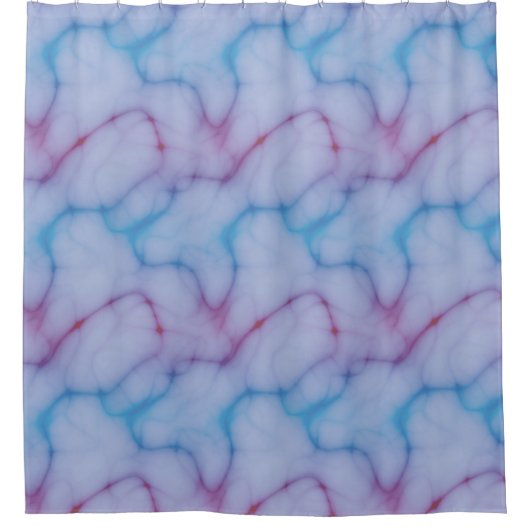Rideaux De Douche marbre violet et bleu abstrait (Devant)
