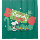 Rideaux De Douche Marcher Dans Un Pays De Bonbons D'Hiver! (Devant)