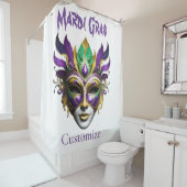 Rideaux De Douche Mardi Gras Masque Thunder_Cove (En situation)