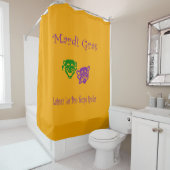 Rideaux De Douche Mardi Gras Masques Rouler (En situation)