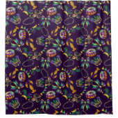 Rideaux De Douche Mardi Gras Purple Pattern (Devant)