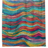 Rideaux De Douche Marée mosaïque (Devant)