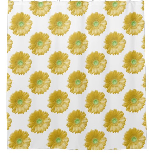 Rideaux De Douche Marguerite jaune (Devant)