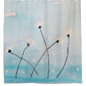 Rideaux De Douche Marguerites Dans Le Ciel (Devant)