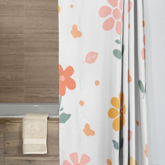 Rideaux De Douche Marguerites de printemps