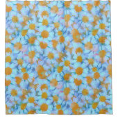 Rideaux De Douche Marguerites et Dentelle (Devant)