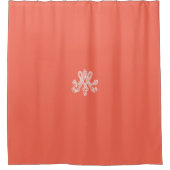 Rideaux De Douche Marie Antoinette - monogramme - monogramme initial (Devant)