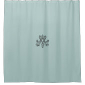Rideaux De Douche Marie Antoinette - monogramme - monogramme initial (Devant)