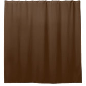 Rideaux De Douche Marron : Couleur Uniforme Solide (Devant)
