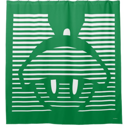 Rideaux De Douche MARVIN L'Icône rayée MARTIAN™ (Devant)