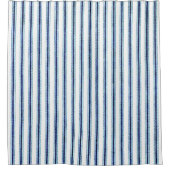 Rideaux De Douche Matelas-Coutil (c) Bleu-Blanc (Devant)