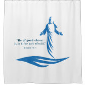 Rideaux De Douche Matthieu 14:27 Jésus marche sur l'eau (Devant)
