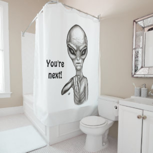 Rideaux De Douche Mauvais Alien, Tu es le prochain !