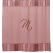Rideaux De Douche Mauve Mystique monogramme (Devant)