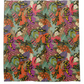 Rideaux De Douche maximalist salamander forest (Devant)