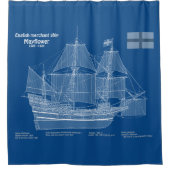 Rideaux De Douche Mayflower - Plan directeur des navires ABD (Devant)