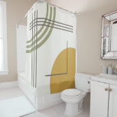Rideaux De Douche MCM Geo Abstrait 01 (En situation)