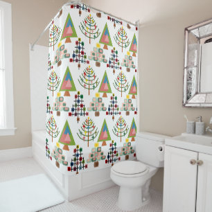 Rideaux De Douche MCM Xmas Trees