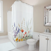 Rideaux De Douche Meadow Flowers and Lavender (En situation)
