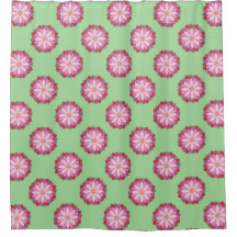 Médaillon asiatique rose pastel Floral