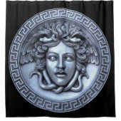 Rideaux De Douche Medusa en argent (Devant)