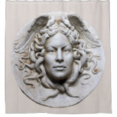 Rideaux De Douche Medusa Grèce renoue avec le marbre beige neutre (Devant)