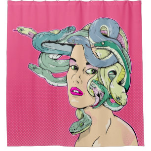 Rideaux De Douche Medusa Pop Art