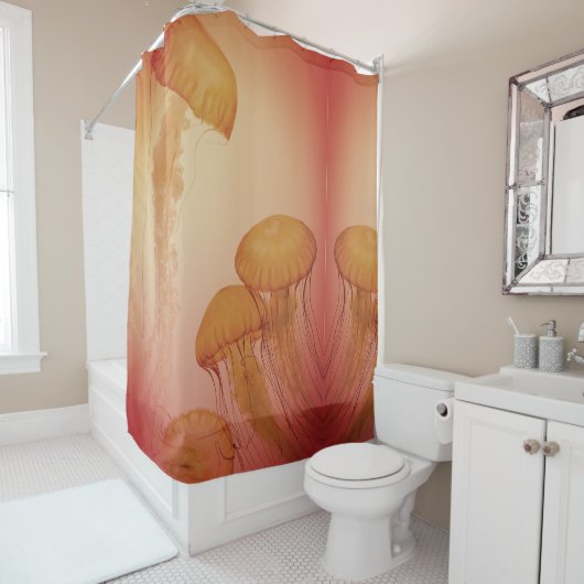 Rideaux De Douche Méduse (En situation)
