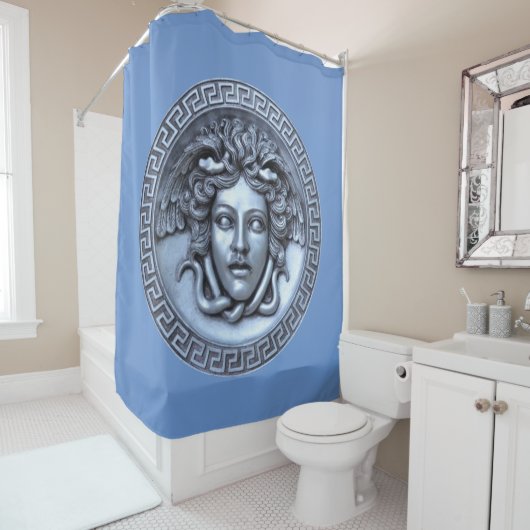 Rideaux De Douche Méduse d'argent (En situation)