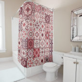 Rideaux De Douche Mega Magnifique Motif marocain Patchwork (En situation)