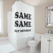 RIDEAUX DE DOUCHE MÊME MÊME MAIS DIFFÉRENT (En situation)