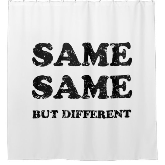 RIDEAUX DE DOUCHE MÊME MÊME MAIS DIFFÉRENT (Devant)