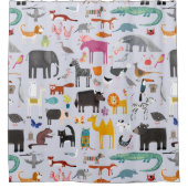 Rideaux De Douche Ménagerie animale (Devant)