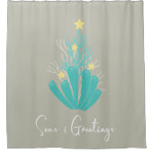 Rideaux De Douche Mer côtière et salutations Coral Tree (Devant)