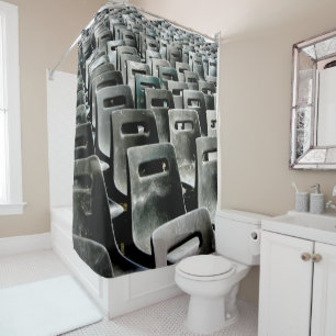 Rideaux De Douche Mer des chaises gris