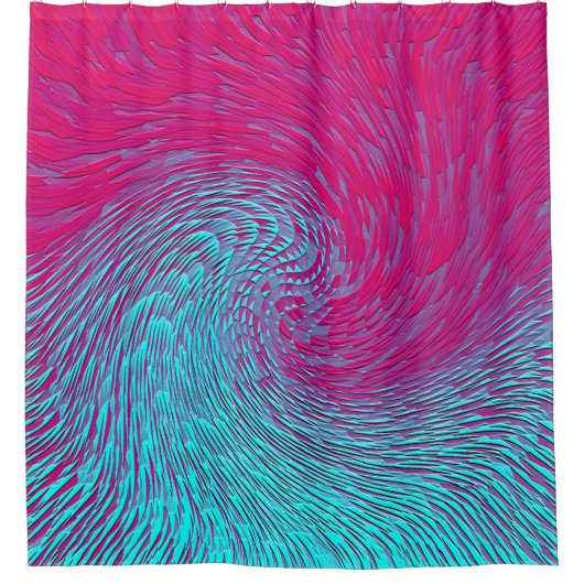 Rideaux De Douche Mer psychédélique....... (Devant)