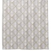 Rideaux De Douche Mère blanche de perle avec or (Devant)