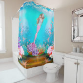 Rideaux De Douche Mérmaid Célèbre (En situation)