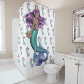 Rideaux De Douche Mermaid Iole (En situation)