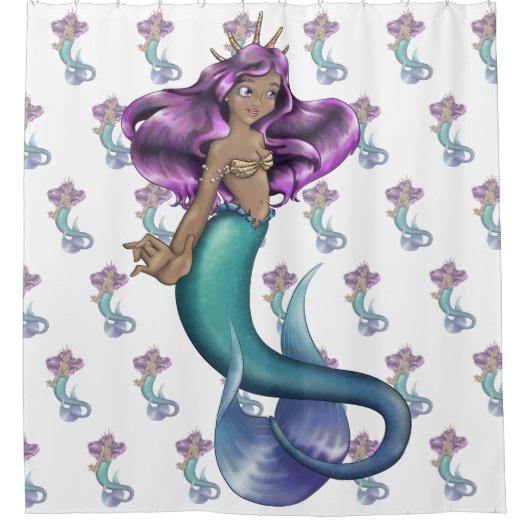 Rideaux De Douche Mermaid Iole (Devant)